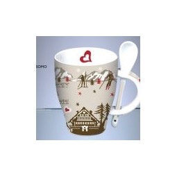 MUG + CUILLERE "sommet...