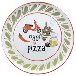 Assiette à pizza porcelaine...