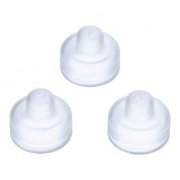 Lot de 3 capuchons blanc...